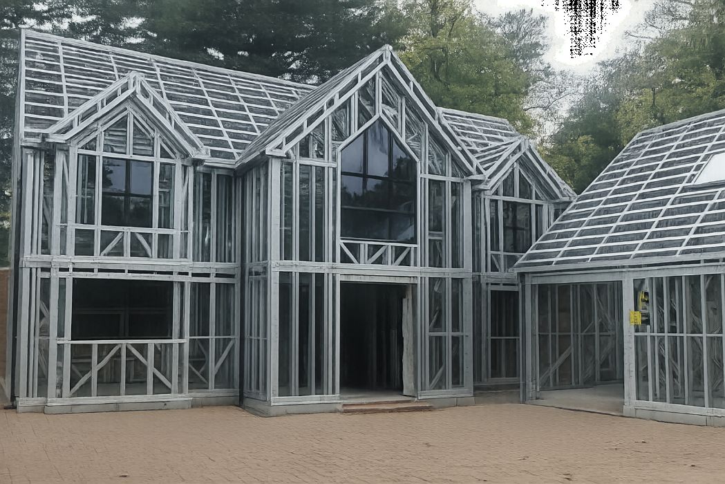 A duoKore steel frame house