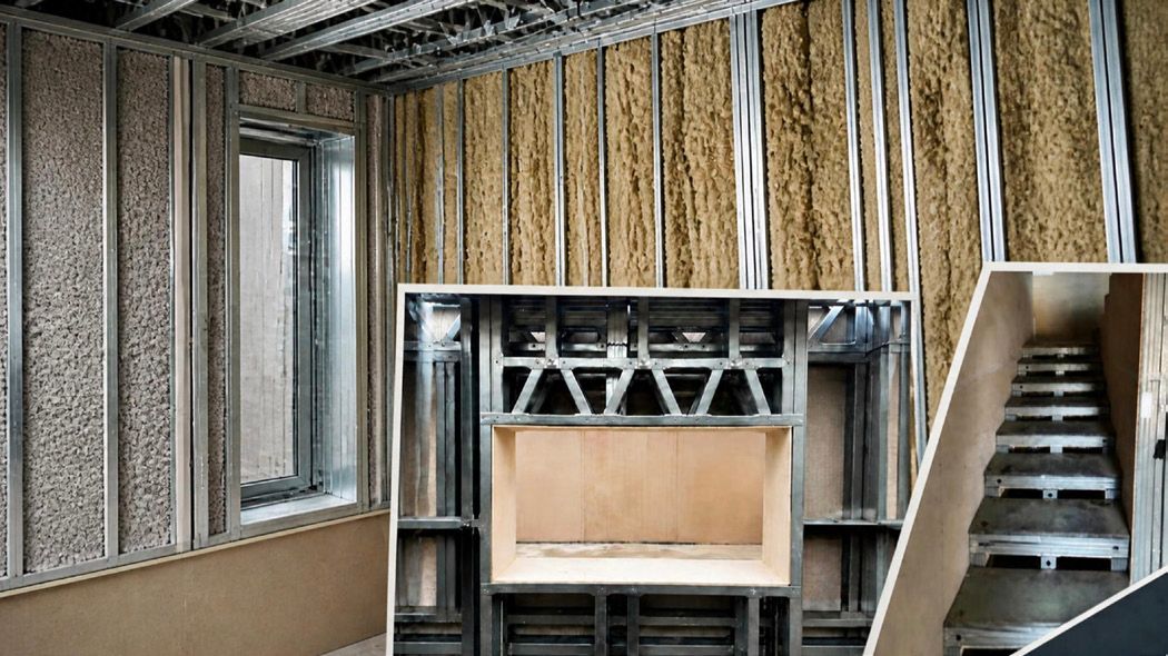 Inside an insulated duoKore wall panel