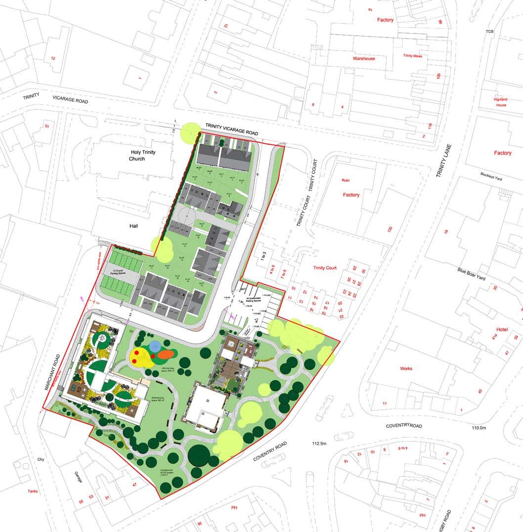 The Hinckley Square site plan