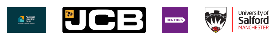 Homes England and the National Housing Bank, JCB, Dentons, University of Salford